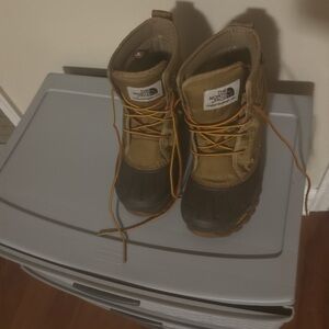 The North Face womans Tan and Brown Boots